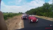 úsek nové silnice v Maďarsku