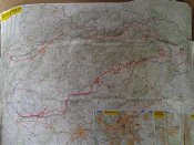Detailní záznam trasy na papírové GPSce